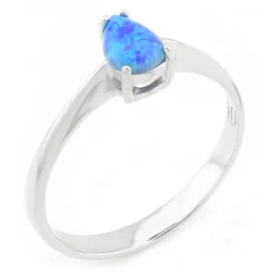 925 Sterling Silver Opal Ring OZY-1-58