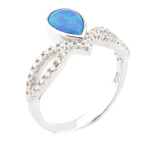 925 Sterling Silver Opal Ring OZY-1-72
