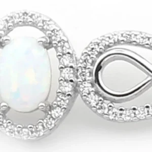 925 Sterling Silver Opal Bracelets OZB45