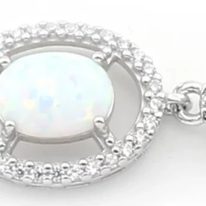 925 Sterling Silver Opal Bracelets OZB49